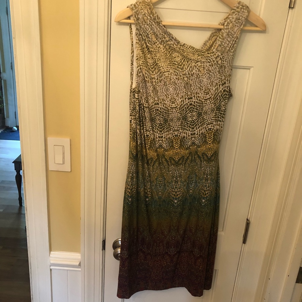 Calvin Klein Fully Lined Fitted Dress, Small